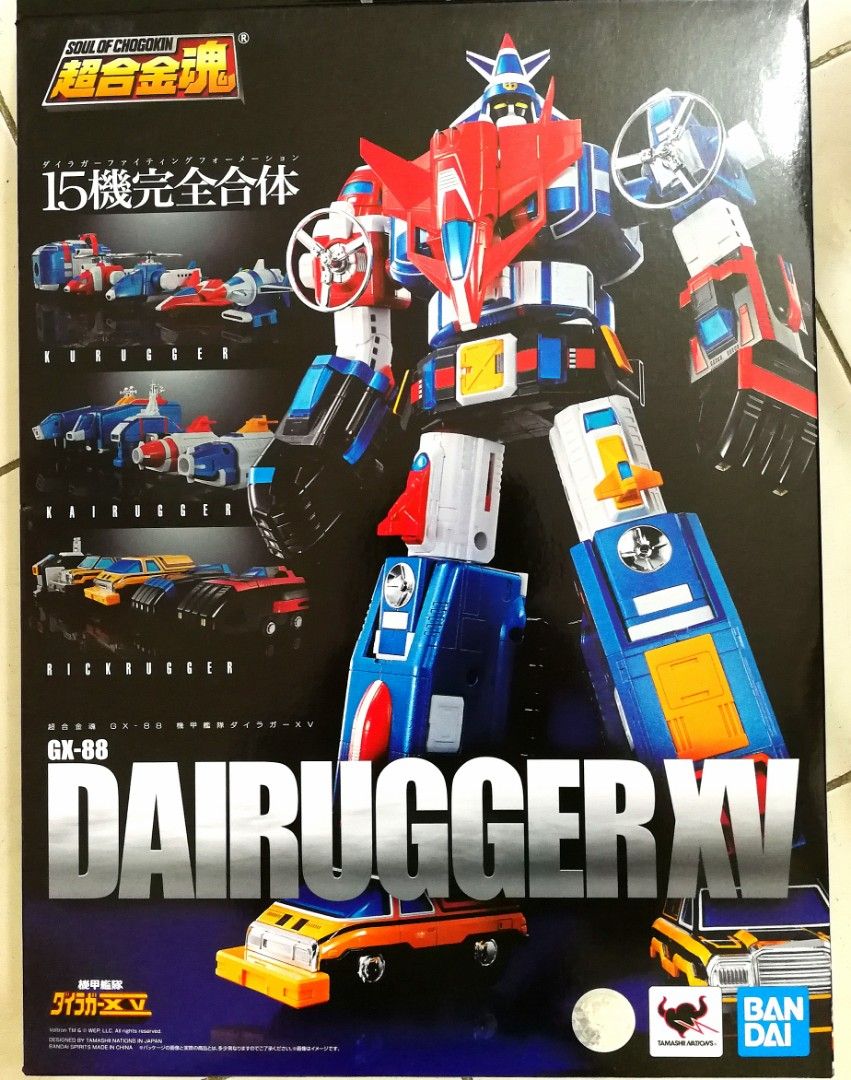 超合金魂》GX-88 日版『機甲艦隊15機合體』( 不議價), 興趣及遊戲