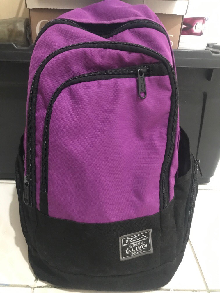 Hawk Large Backpack, Women's Fashion, Bags & Wallets, Backpacks on