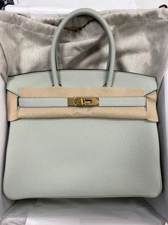 Gris Meyer togo and Gris Neve matt aligator birkin 30 touch with phw