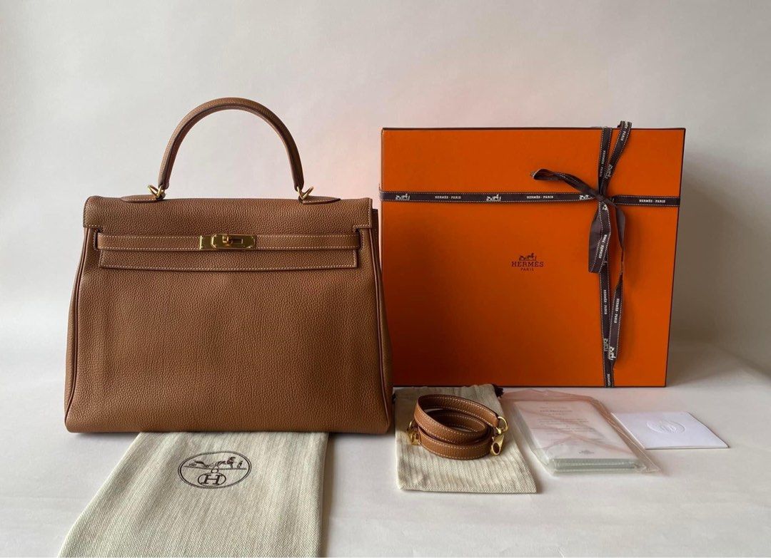 Hermes kelly clearance tan