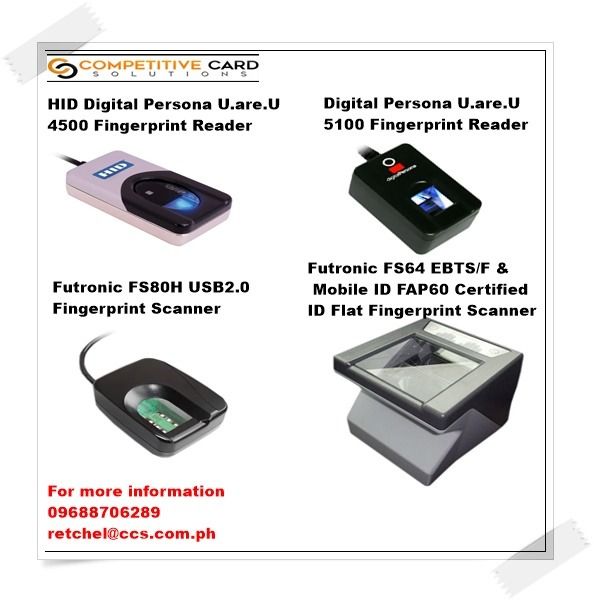 HID DIGITAL PERSONA & FUTRONIC FINGERPRINT SCANNER, Computers & Tech