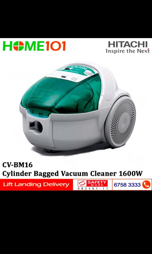 Hitachi CVBM16 Vacuum Cleaner, 1600W, TV & Home Appliances, Vacuum Cleaner & Housekeeping on
