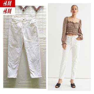 H&M denim jeans angkle pants