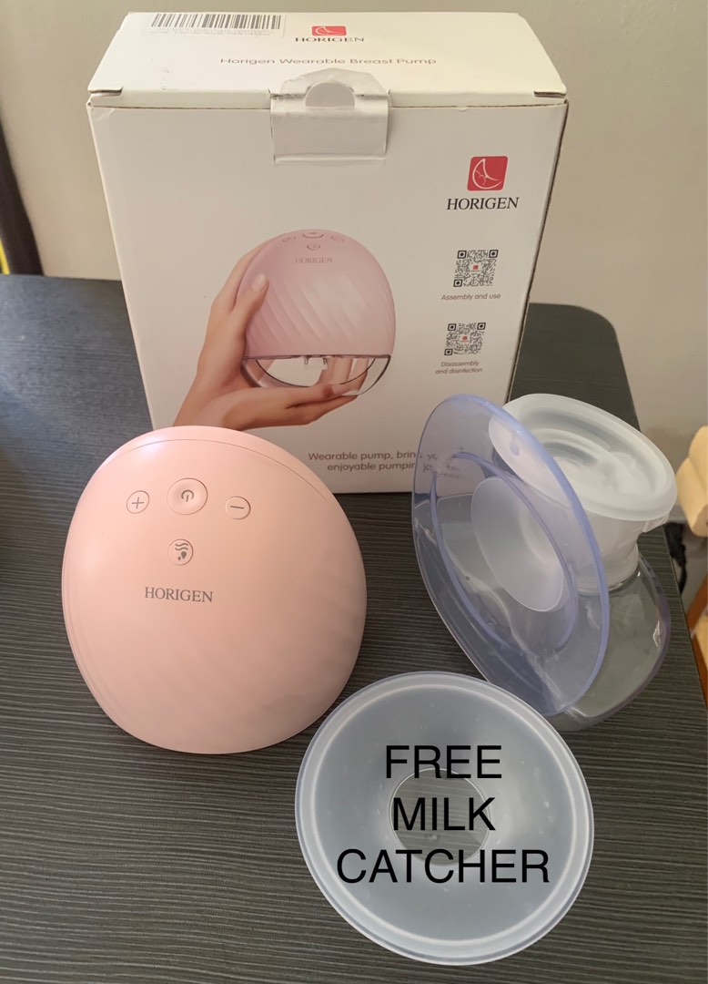 Horigen Breast Pumps Hands Free and Wearable with FREE Milk Catcher on