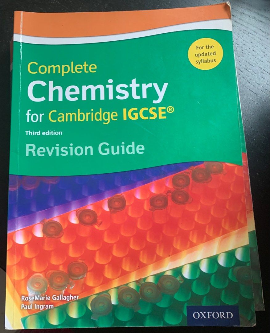 IGCSE Chemistry Textbook And Workbook Hobbies Toys Books Igcse chemistry textbook and workbook hobbies toys books