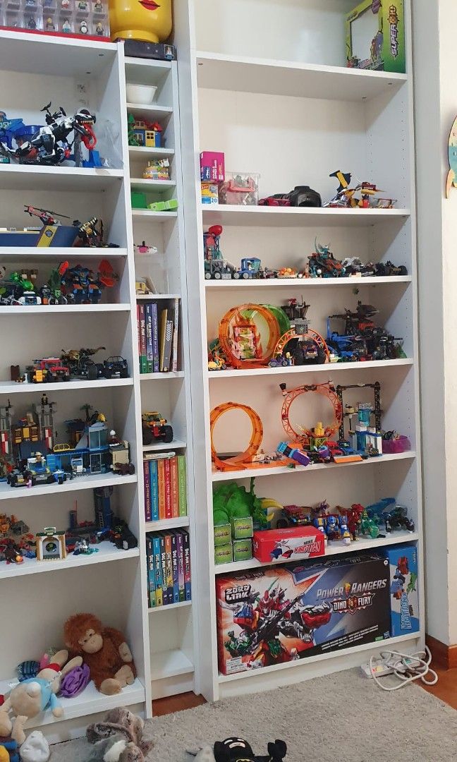 IKEA Bookshelves x 5 used for Lego display, Furniture & Home Living