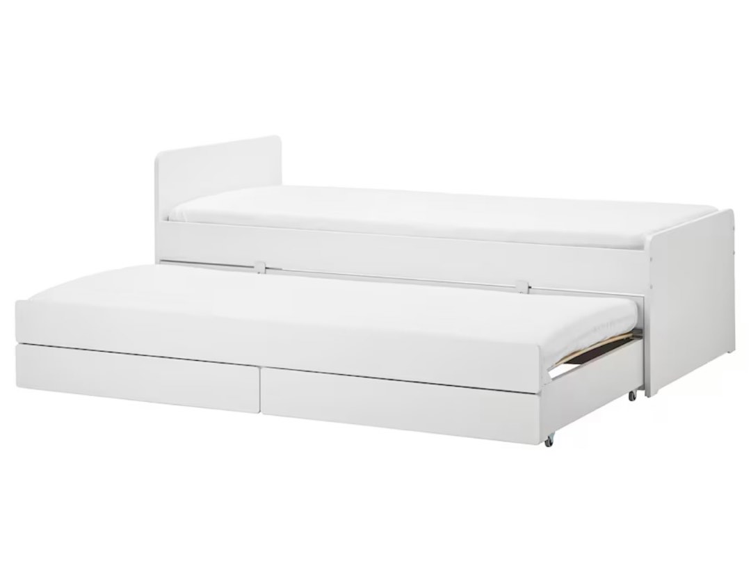 IKEA kids bed with underbed and drawers, Furniture & Home Living