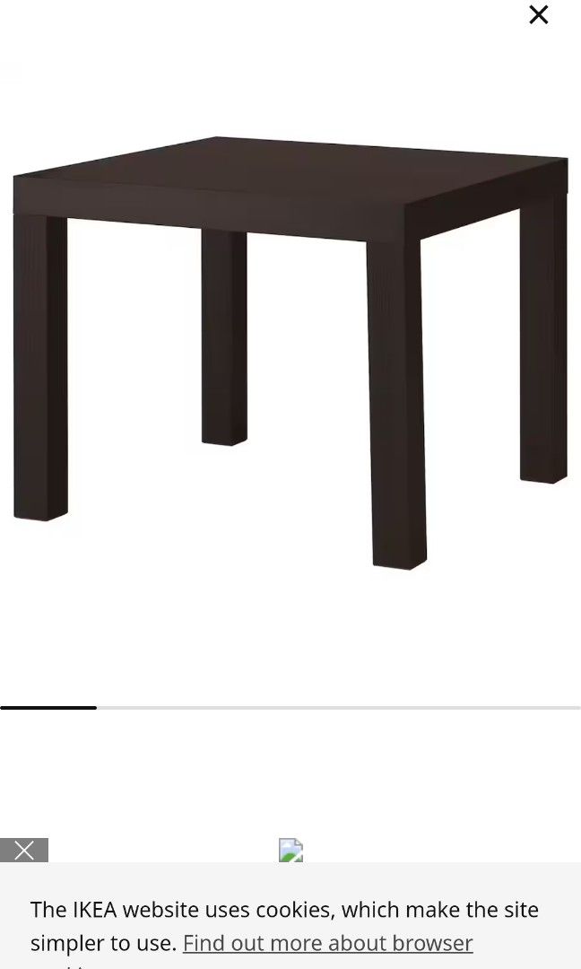 IKEA LACK side table, Furniture & Home Living, Furniture, Tables & Sets