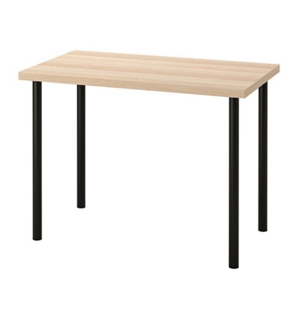 IKEA linnmon table top in Whitestained oak effect, Furniture & Home