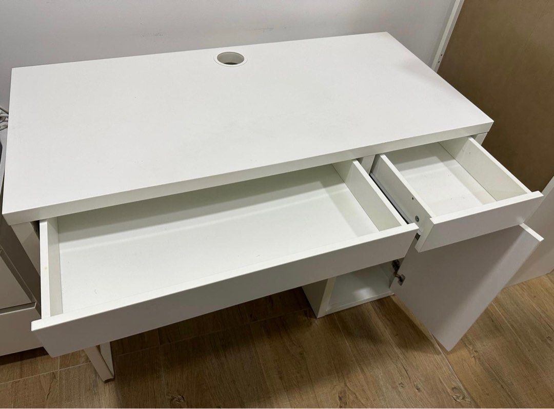 IKEA Micke Study Table (light used), Furniture & Home Living, Furniture
