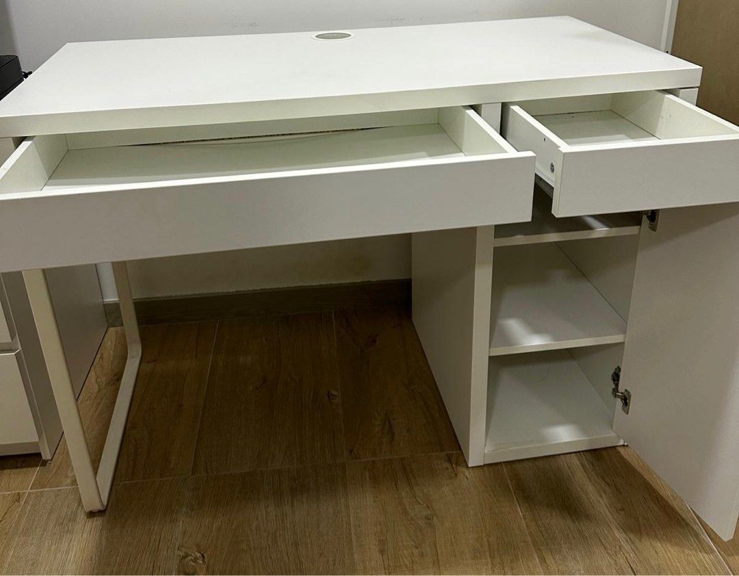 IKEA Micke Study Table (light used), Furniture & Home Living, Furniture