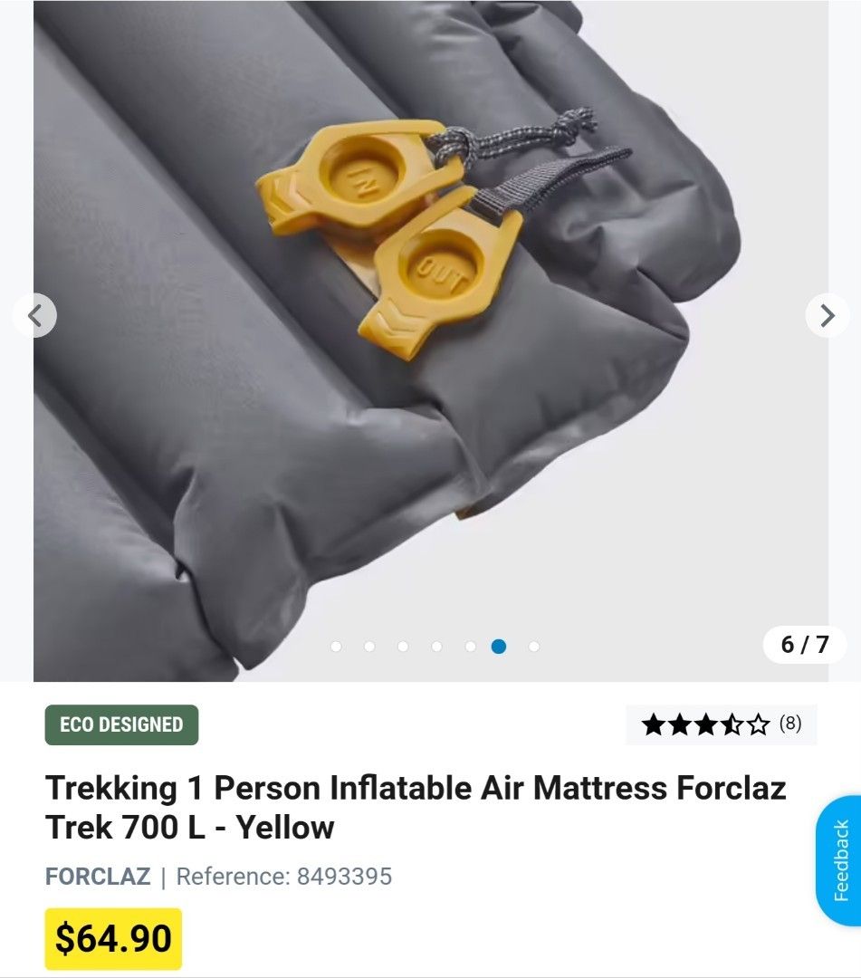 Forclaz air mattress sales