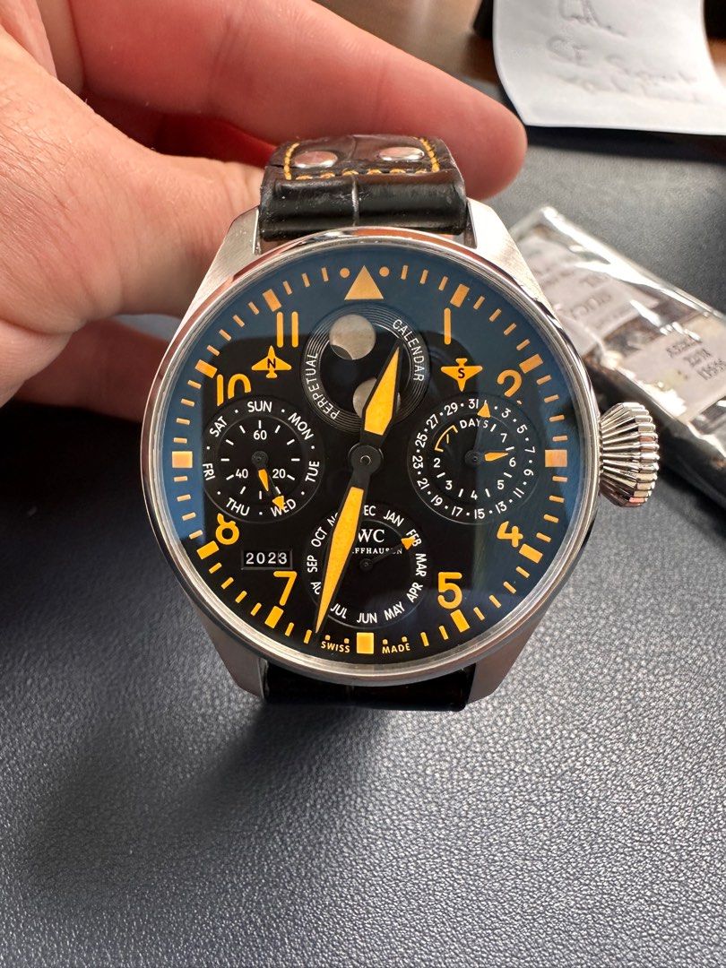 IWC Big Pilot Perpetual Calendar Boutique Edition Luxury Watches on