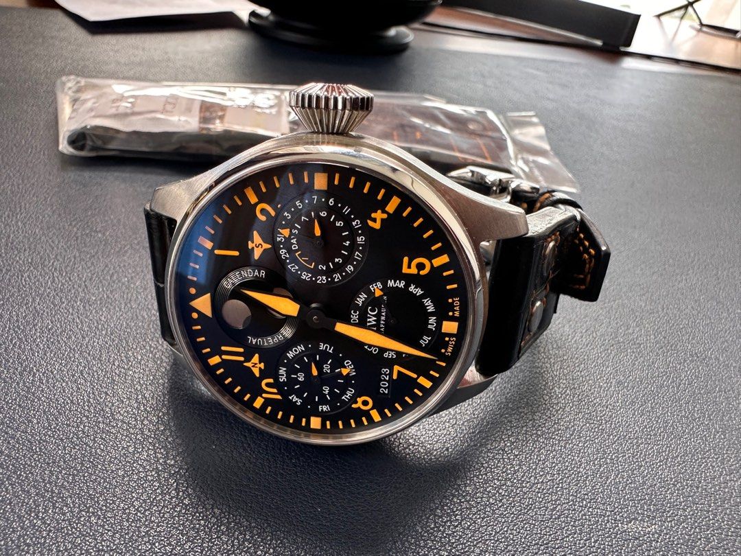 Iwc big pilot perpetual calendar orange 2025