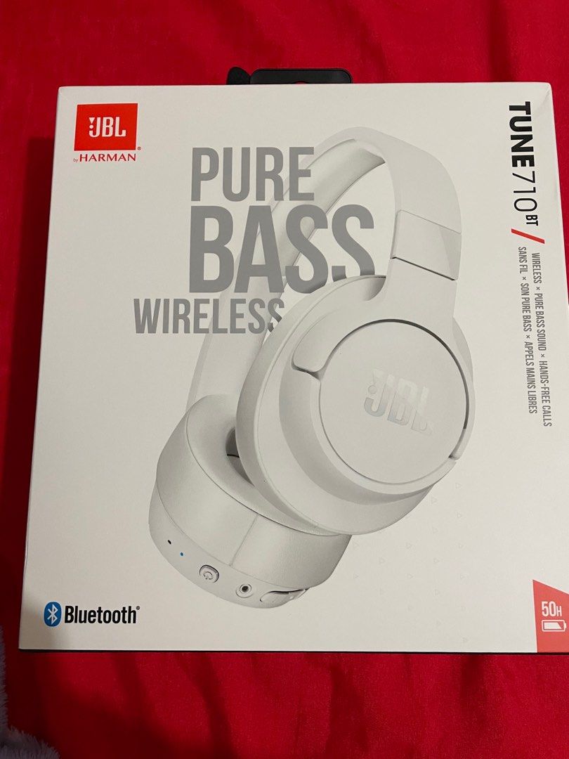 JBL pure bass wireless headset, Audio, Headphones & Headsets on Carousell