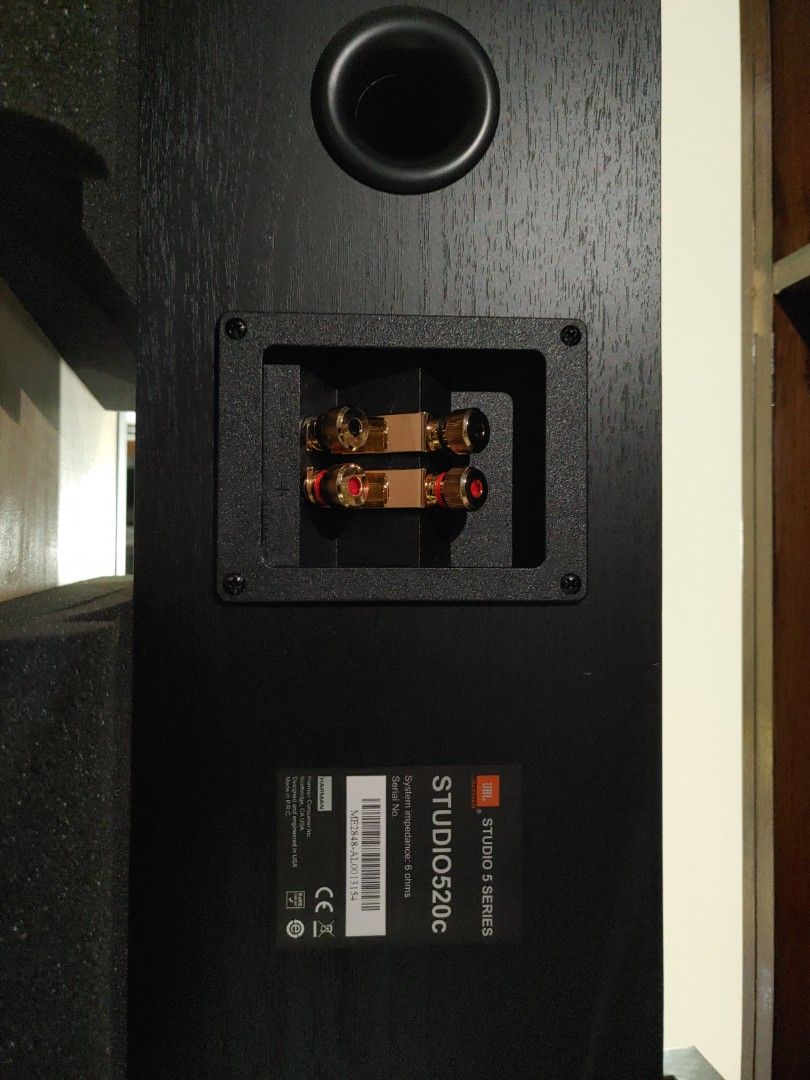 Studio 520c Jbl Studio 520 Monitores De Estudio JBL Studio 520CBK