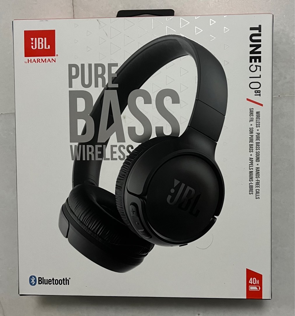 JBL TUNE 510BT Bluetooth Wireless headphones, Audio, Headphones