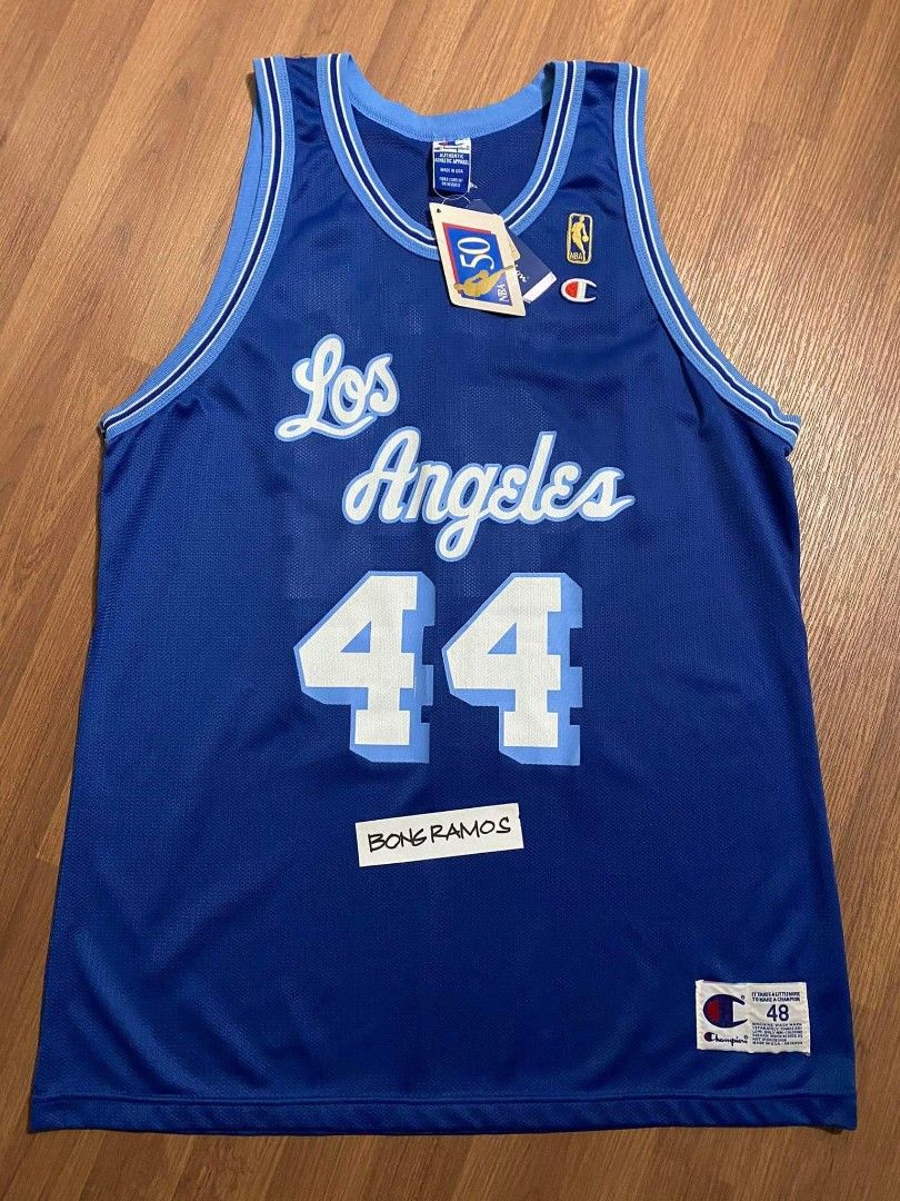 Vintage Los Angeles Lakers Jerry West #44 Basketball Jersey NBA