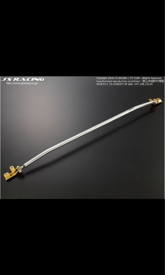 J'S RACING FRONT & REAR TOWER BAR - FIT/Jazz GK5, Car Accessories ...