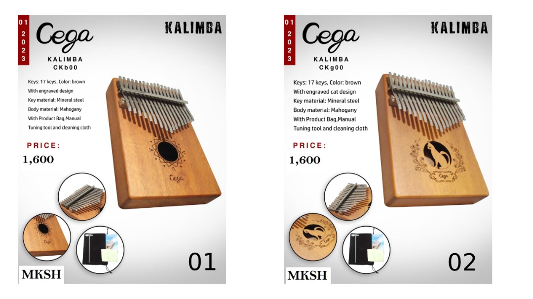 Kalimba Instrument ( CKB00 , CKG00 ), Hobbies & Toys, Music & Media