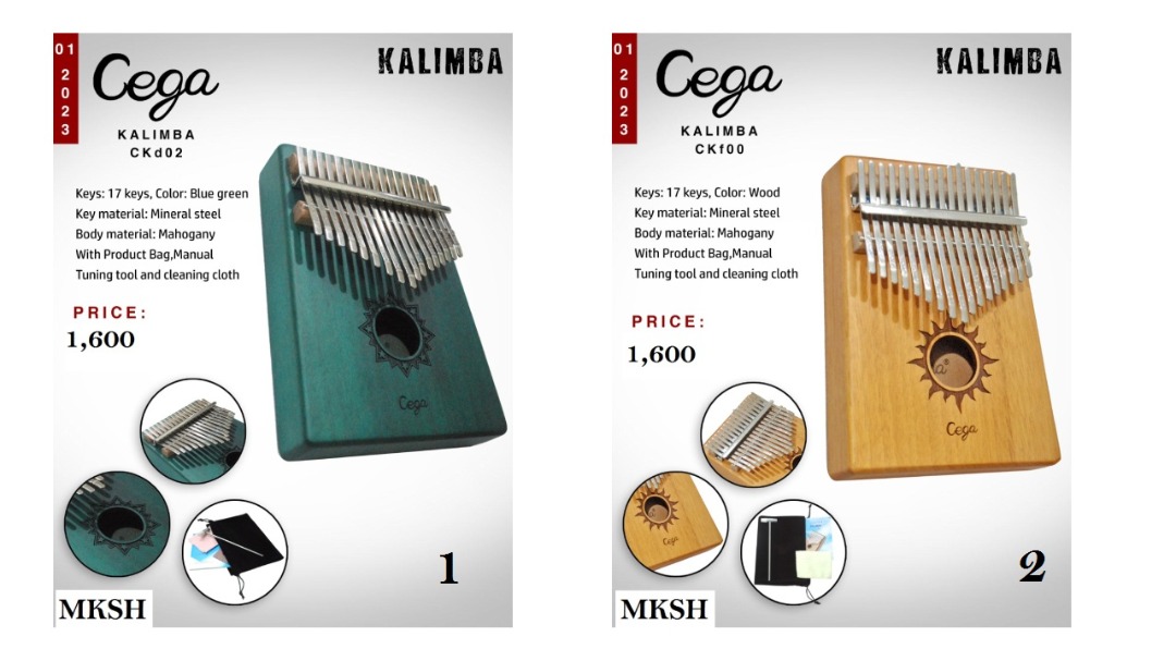 Kalimba Instrument ( CKD02 , CKF00 ), Hobbies & Toys, Music & Media