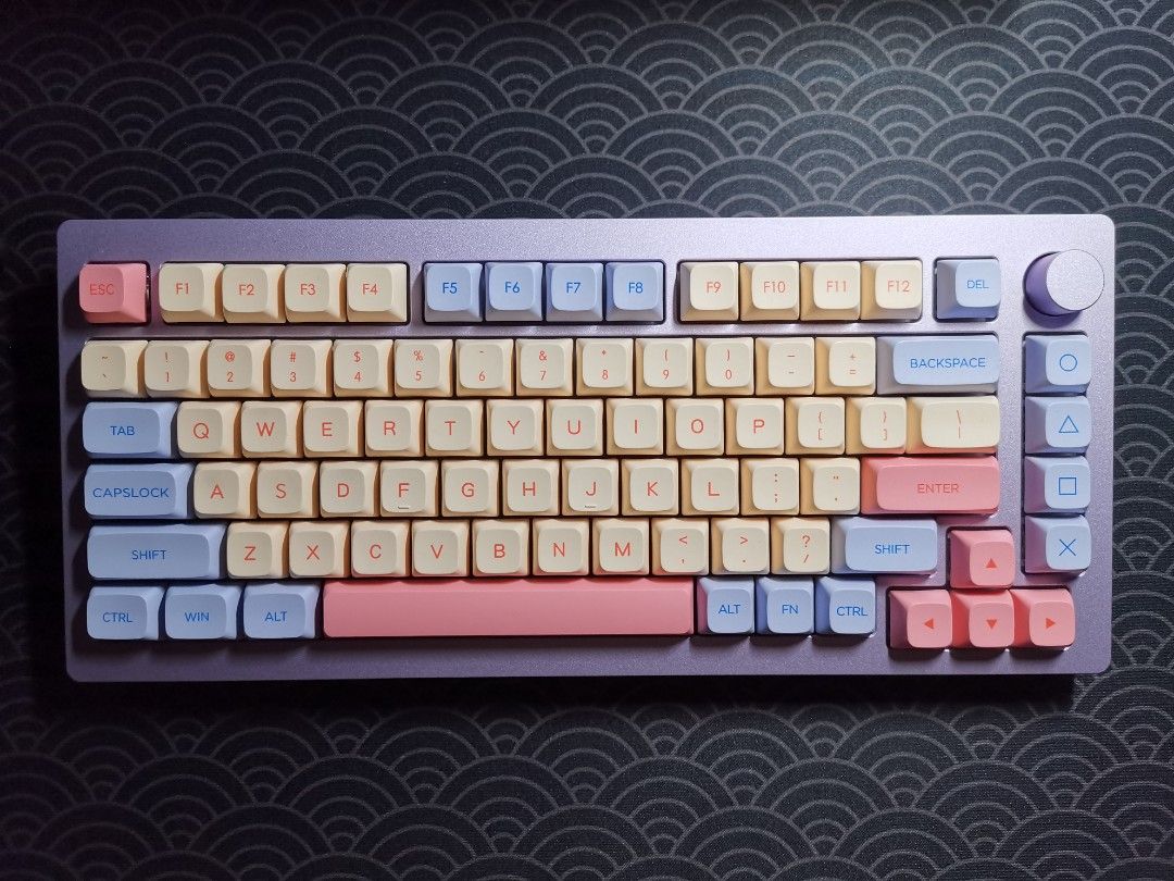 Monsgeek M1 Purple Mechanical Keyboard, Video Gaming, Video Games