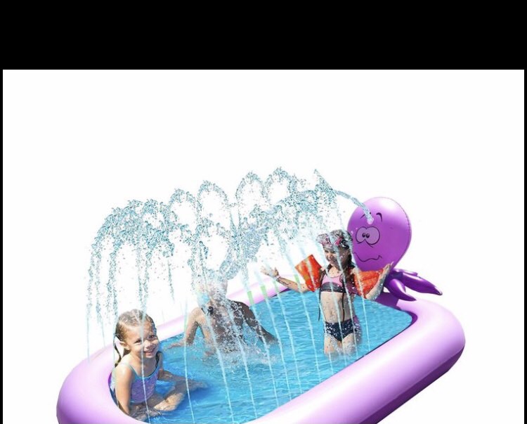Kiddie pool with sprinklers, Babies & Kids, Infant Playtime on Carousell