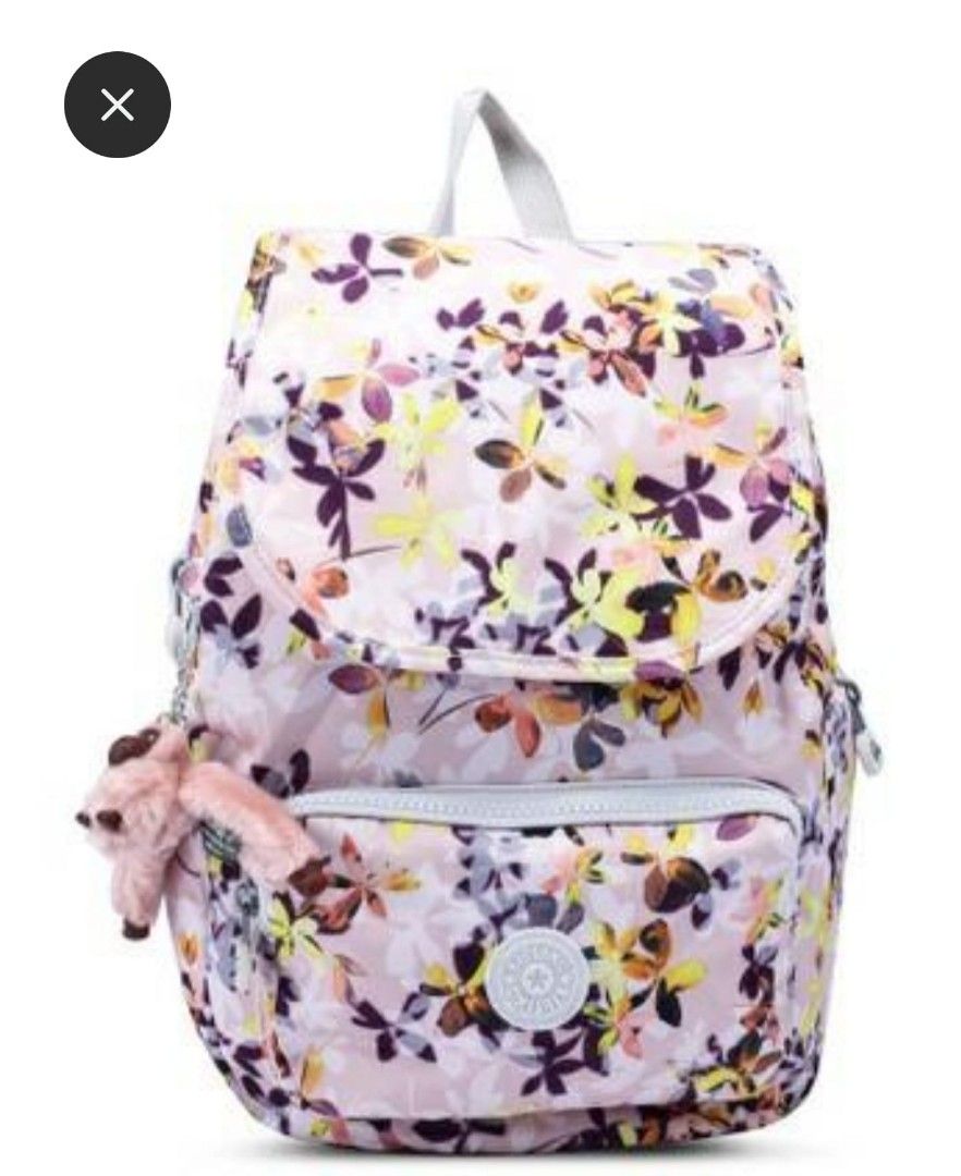 Kipling Backpack Cayenne Falling Floral Women s Fashion Bags