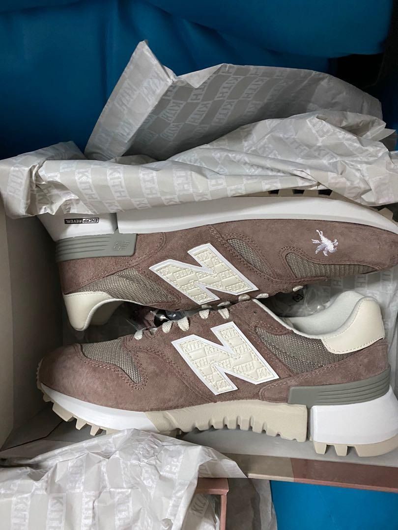 Kith x New Balance RC 1300 White Pepper, Antler, 男裝, 鞋, 波鞋