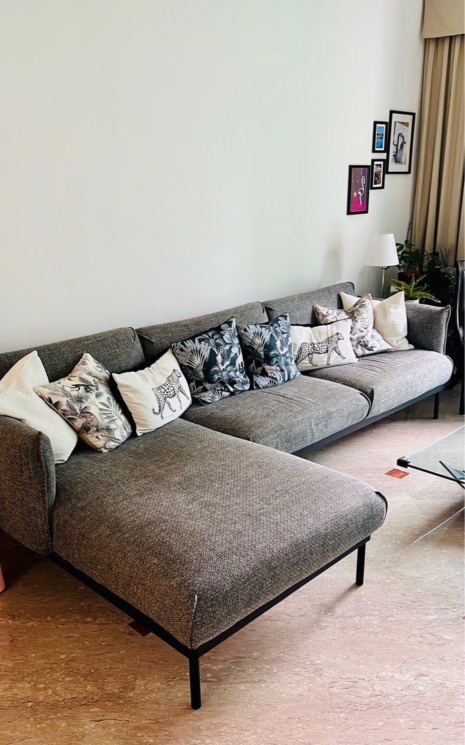 L Shape Sofa IKEA Applaryd, Furniture & Home Living, Furniture, Sofas