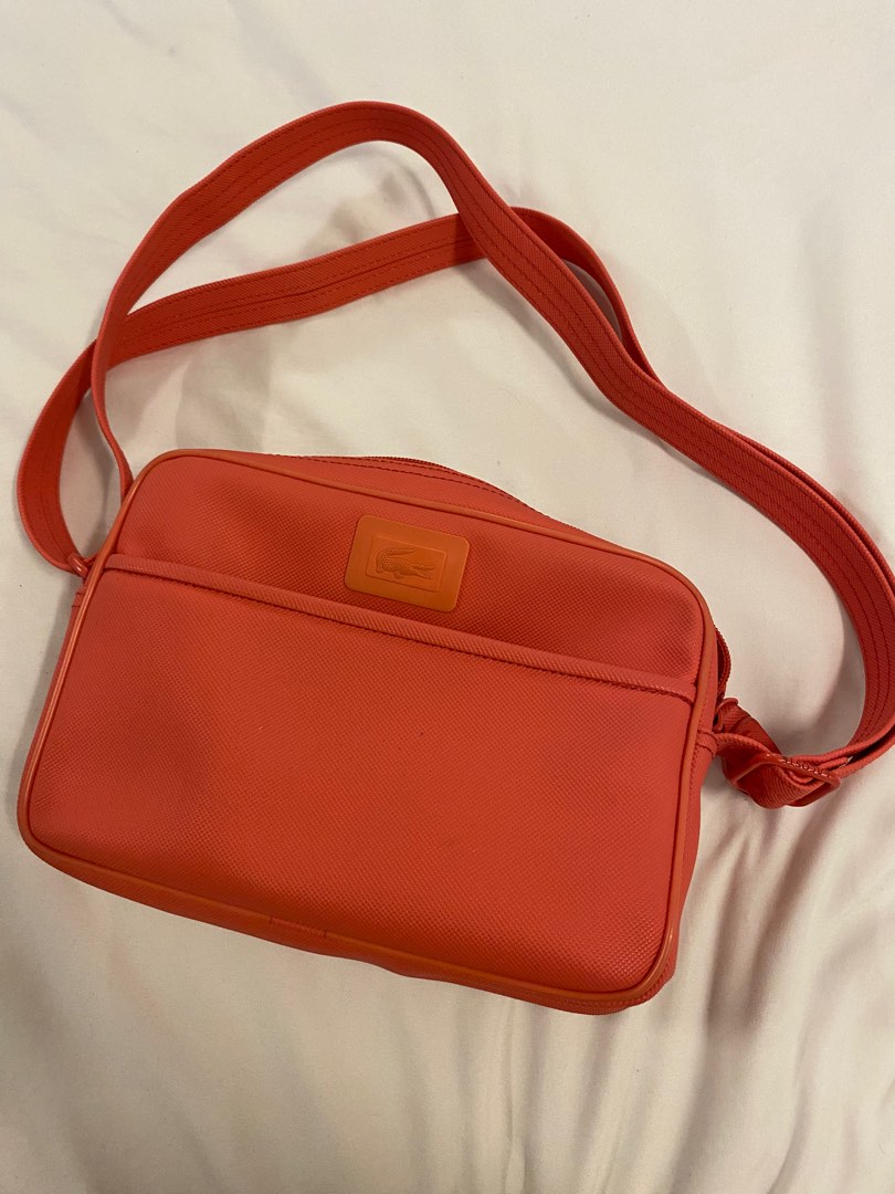 Lacoste pink crossbody bag, Women's Fashion, Bags & Wallets, Crossbody