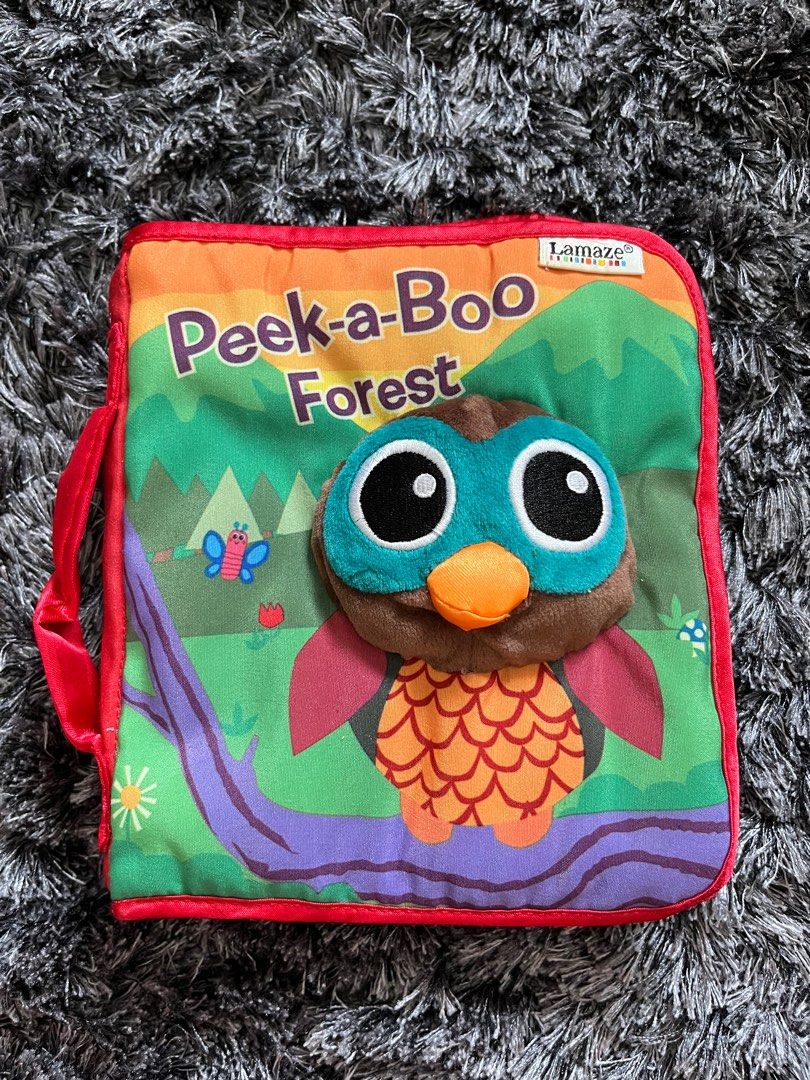 Lamaze peek a boo forest soft book clearance