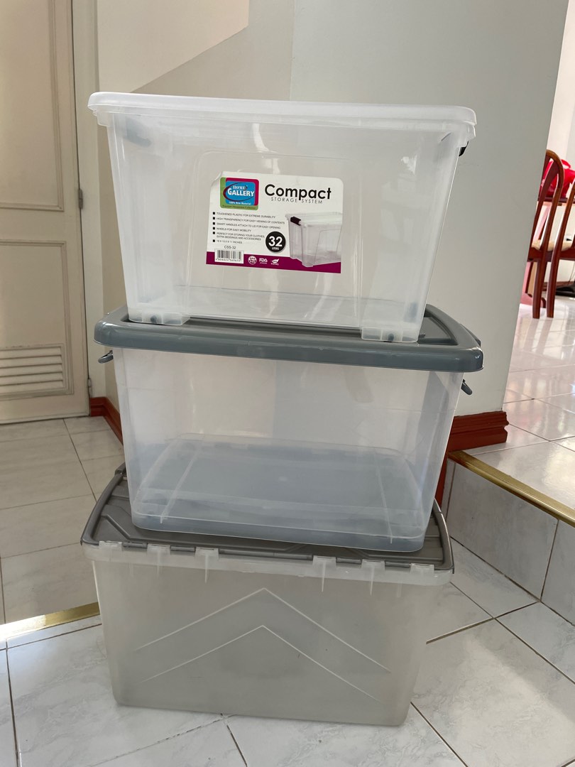 Large storage boxes, Furniture & Home Living, Home Improvement