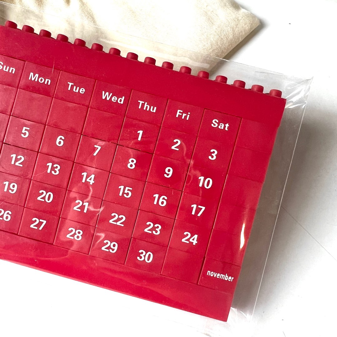 LEGO Table Calendar blocks DIY toy set Hobbies Toys Stationery