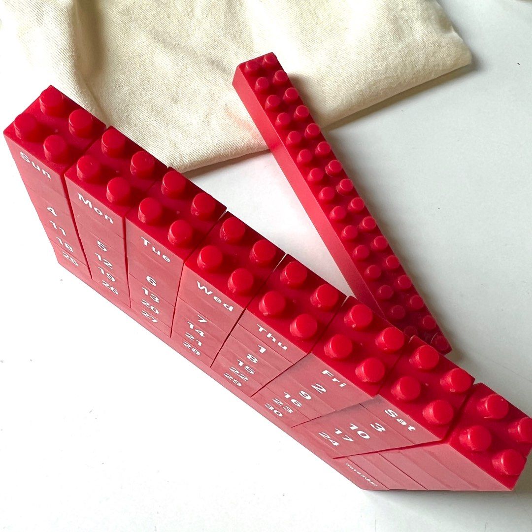 LEGO Table Calendar blocks DIY toy set Hobbies Toys Stationery