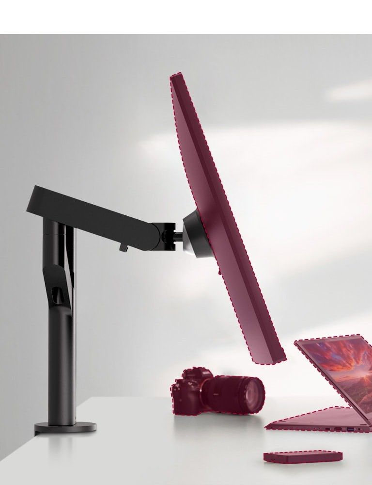 LG Ergo Stand Monitor Arm, Computers & Tech, Parts & Accessories