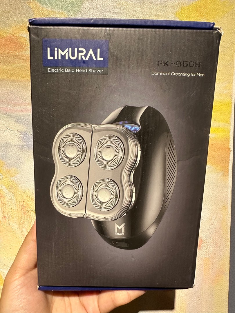 LIMURAL 4-IN-1 WATERPROOF WET DRY ELECTRIC SKULL SHAVER, BALD HEAD ...