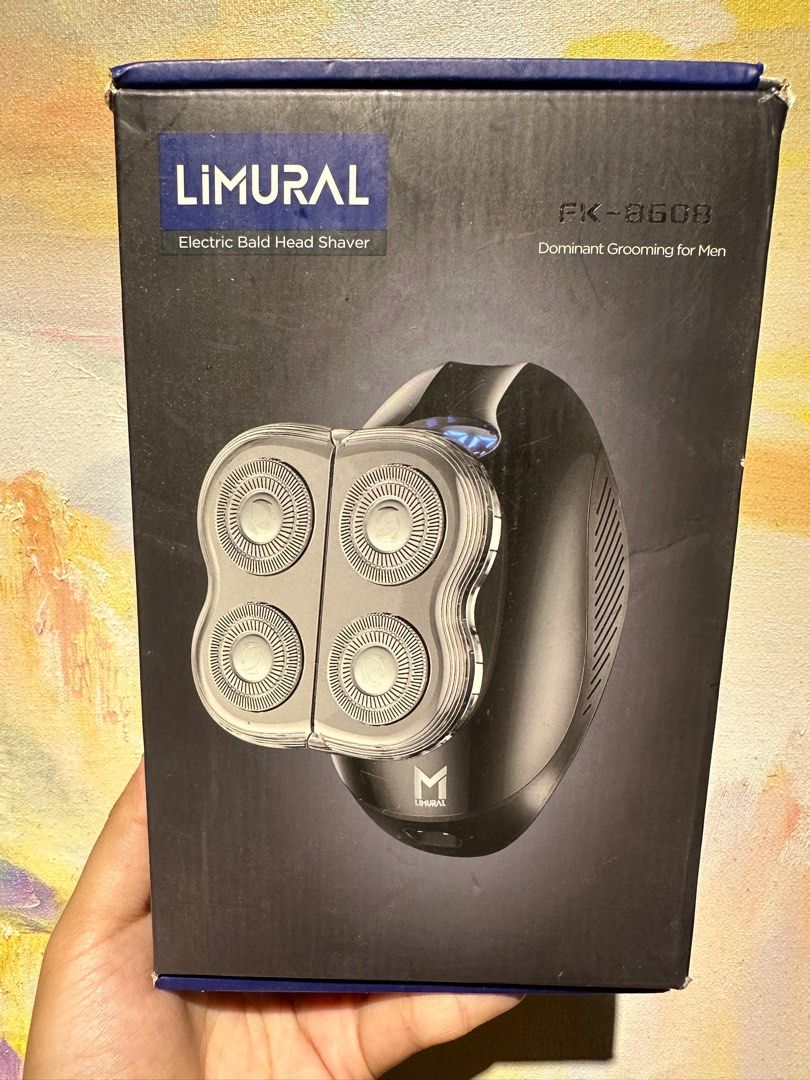 LIMURAL 4-IN-1 WATERPROOF WET DRY ELECTRIC SKULL SHAVER, BALD HEAD ...