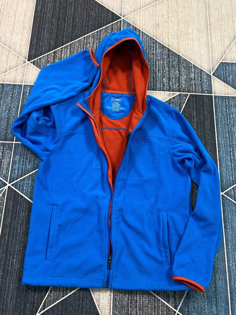 LL BEAN POLARTEC FLEECE ZIP HOODIE Men s Fashion Tops Sets Hoodies on Carousell