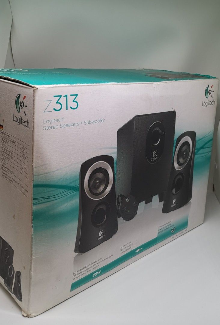 Logitech Z313 Subwoofer 15 W (subwoofer only, no speaker), Audio