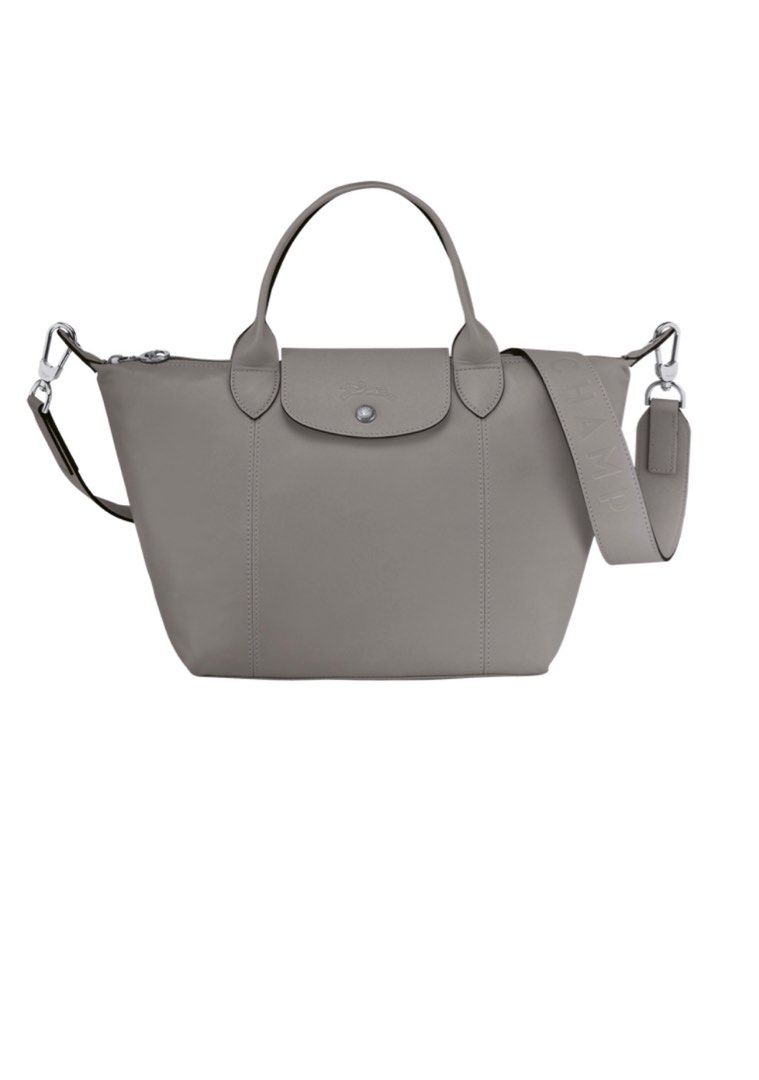 Dark grey longchamp bag shop