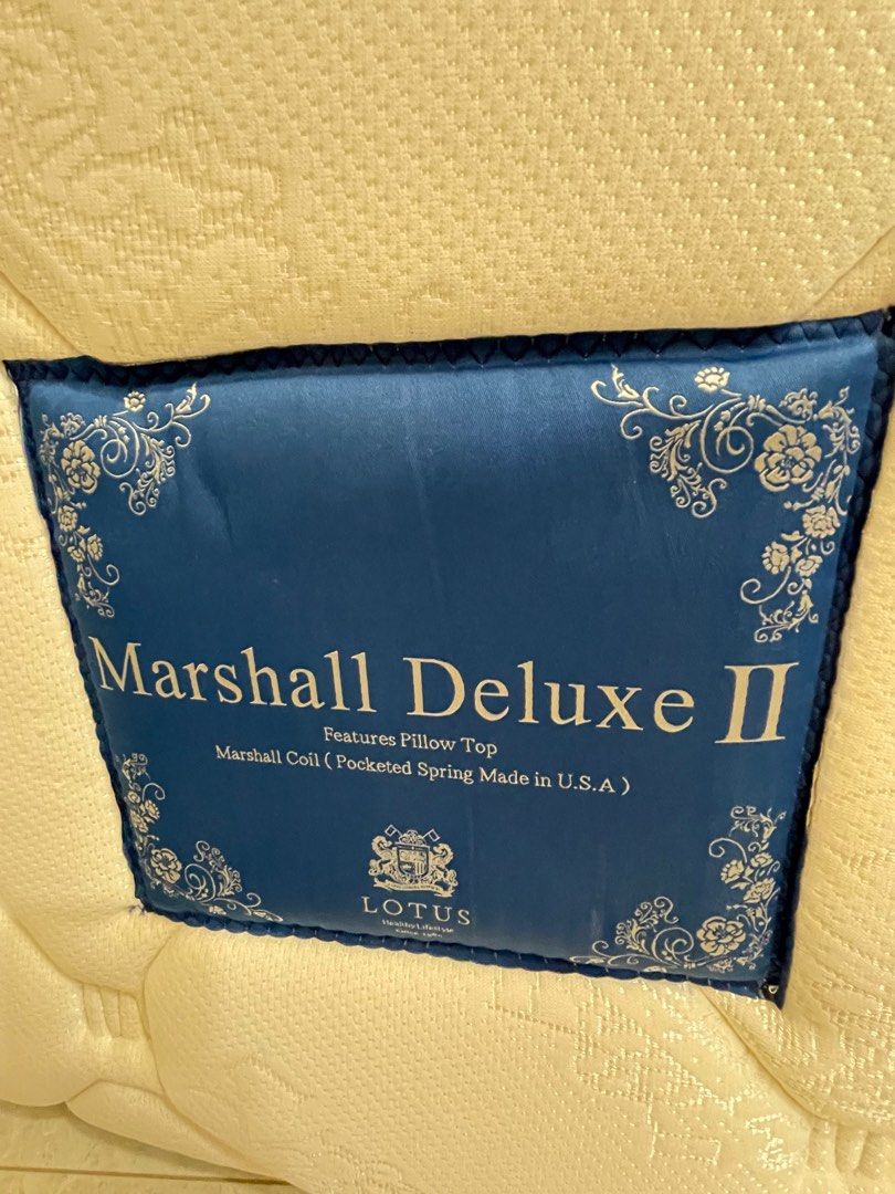 Lotus Marshall Deluxe II Queen Mattress, Furniture & Home Living