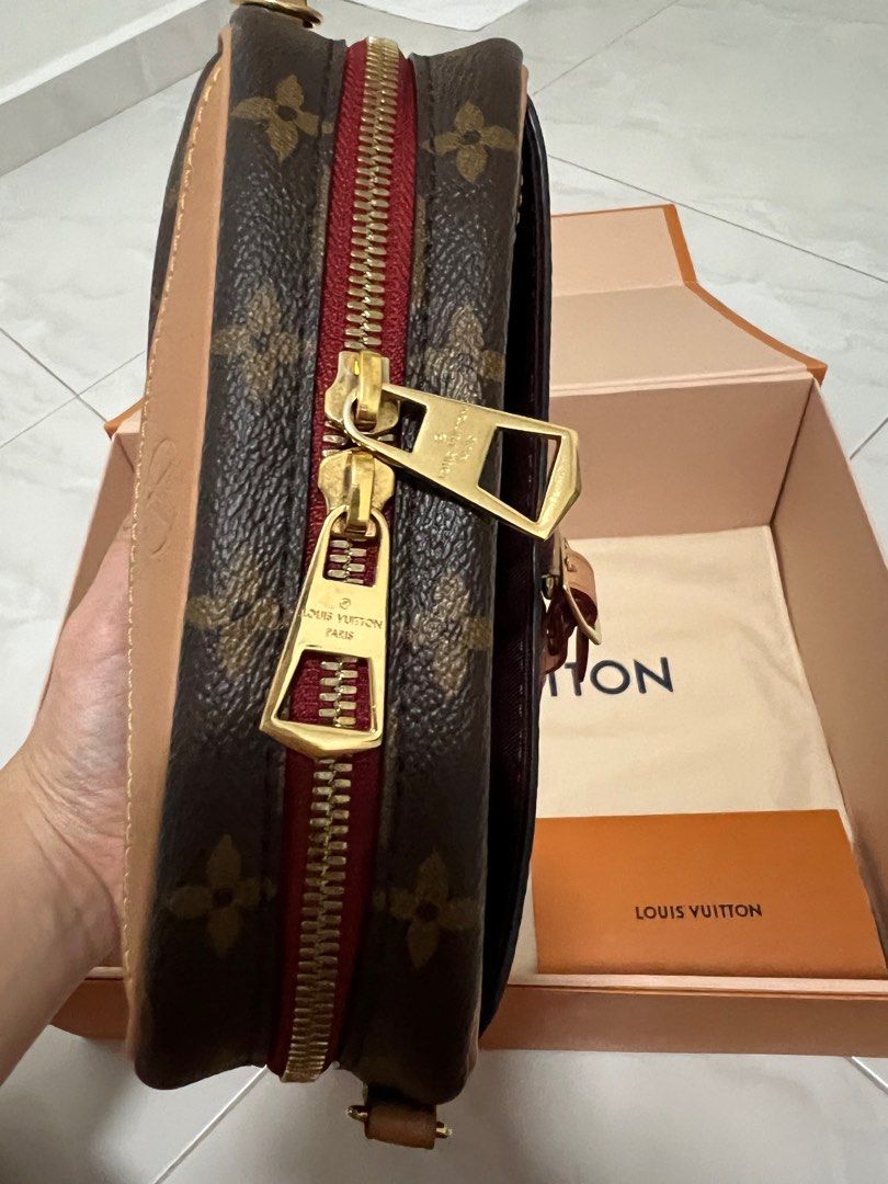 LOUIS VUITTON Mini Deauville new with box and pouch Brown Cloth ref.318444  - Joli Closet