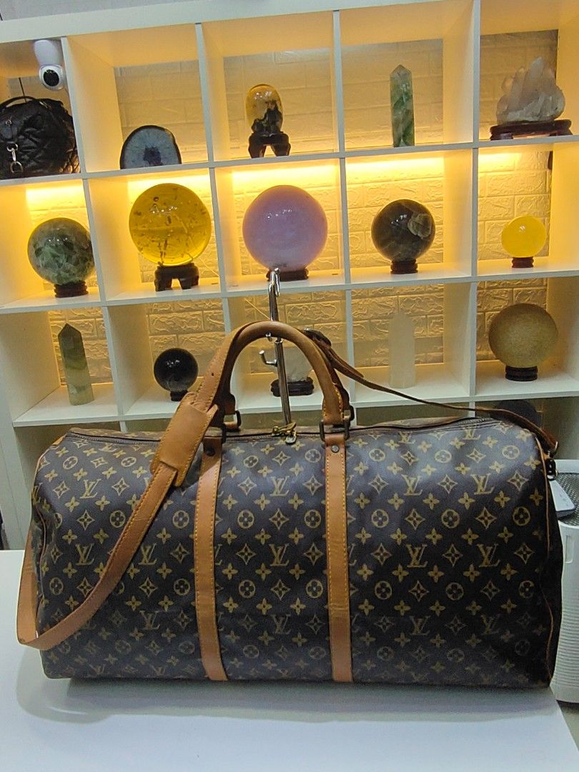 Louis Vuitton, Bags, Authentic Vintage Lv Monogram Keepall Bando  Bandoulier Size 6 Travel Bag