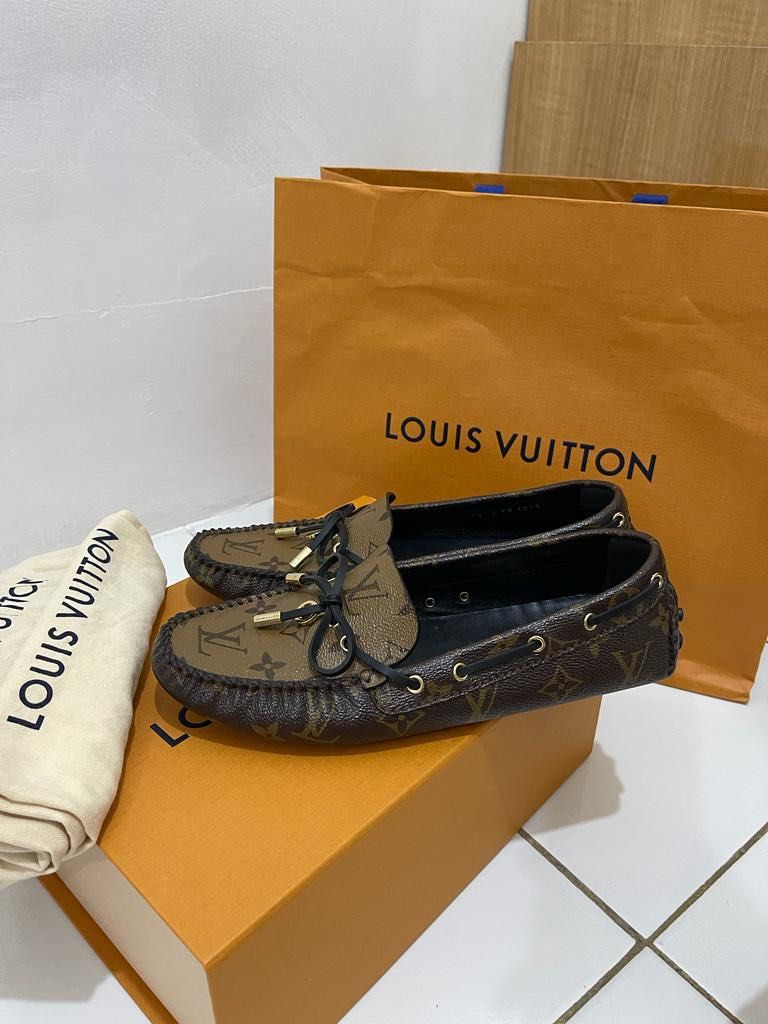 AUTHENTIC Louis Vuitton Gloria Flat Loafer size 6 - Depop