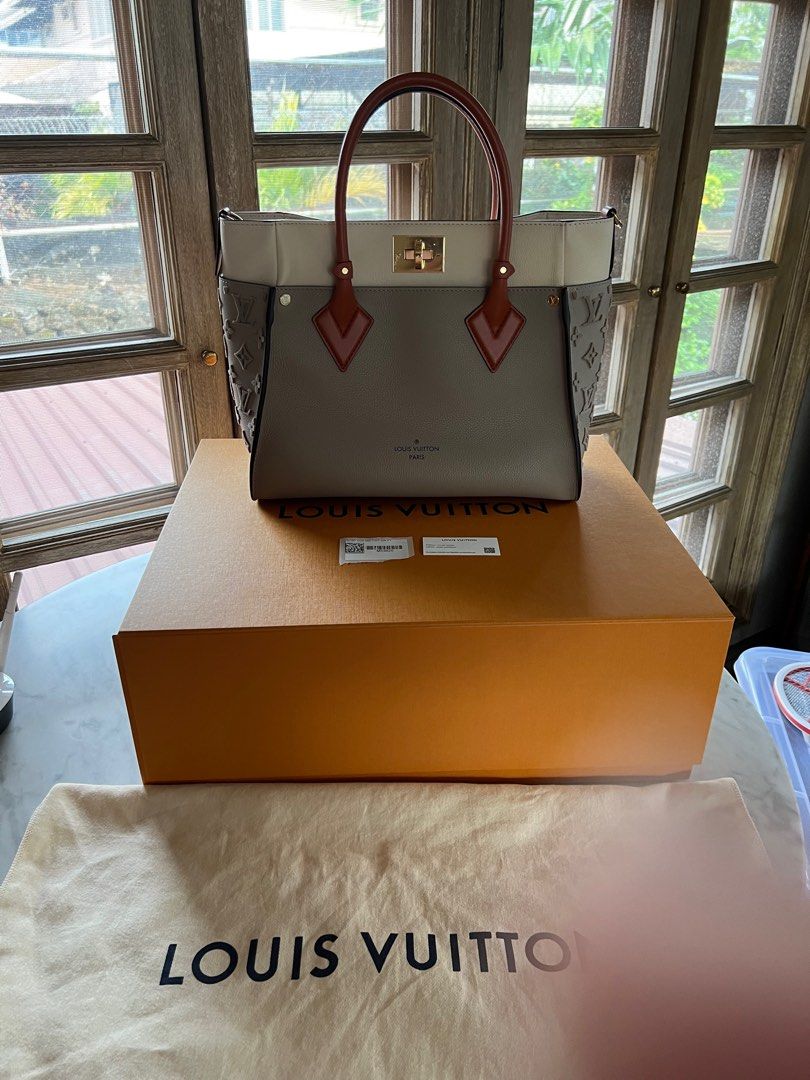 Louis Vuitton On My Side MM Galet, Luxury, Bags & Wallets on Carousell