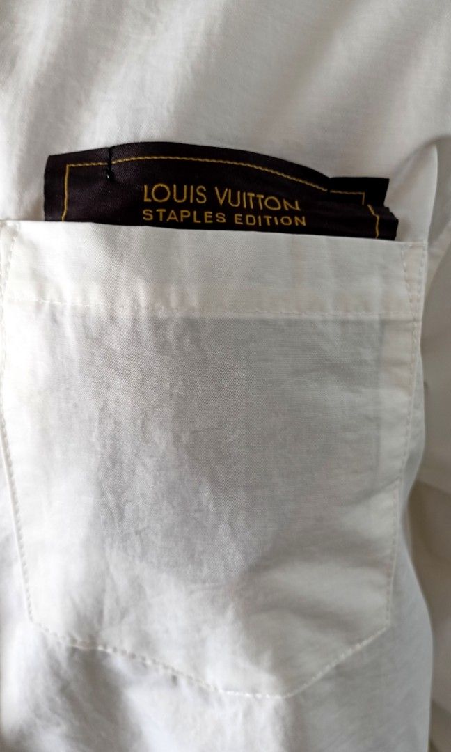 Louis Vuitton LV Men Louis Vuitton Staples Edition DNA Shirt-Black - LULUX