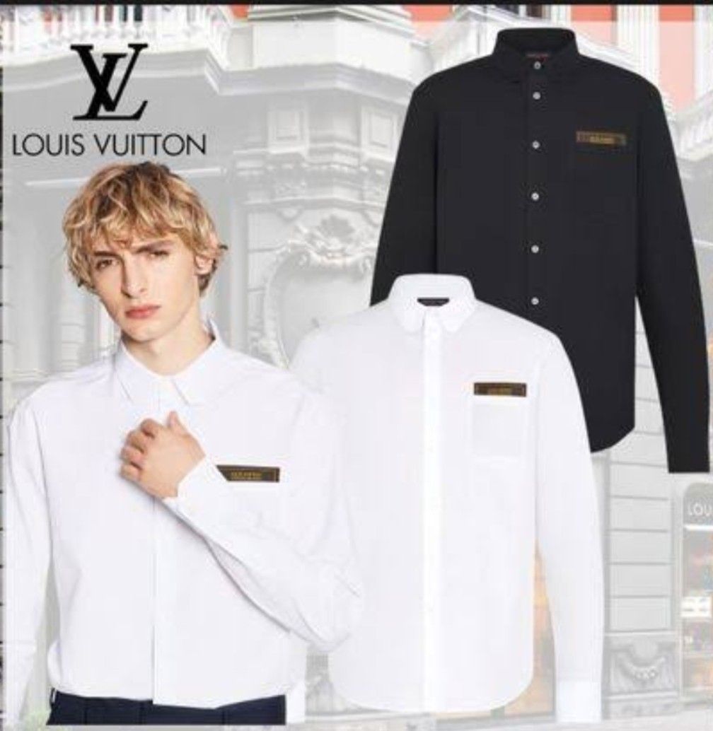 Louis Vuitton LV Men Louis Vuitton Staples Edition DNA Shirt-White