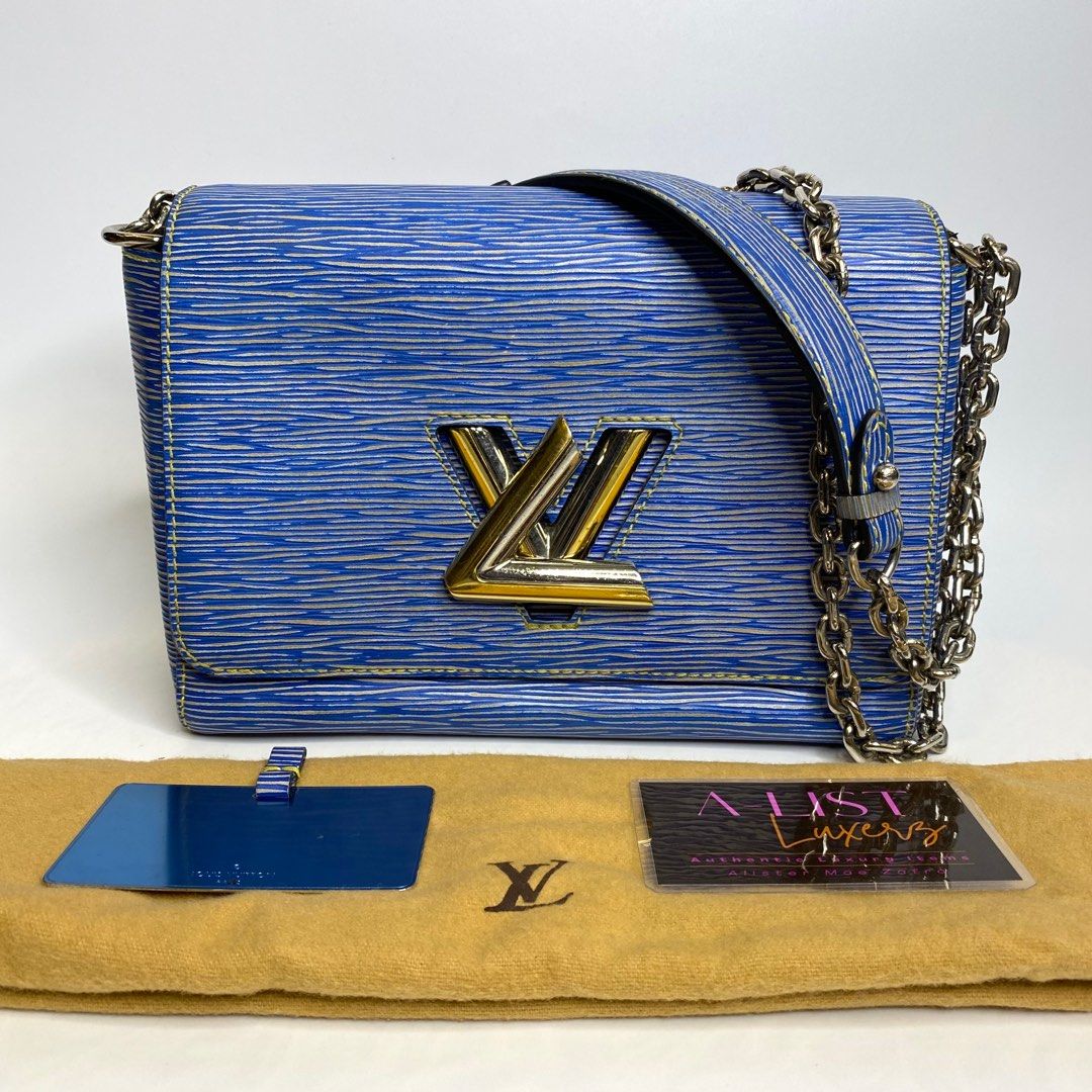 Limited Edition Twist Tote bag in blue epi leather Louis Vuitton - Second  Hand / Used – Vintega