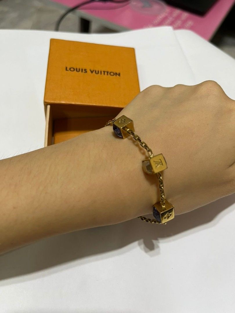 Louis Vuitton Multicolor Gold Plated Bracelet Gamble Bracelet